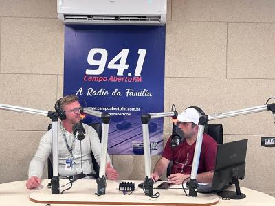 Novo diretor do Campus da Faculdade Campo Real visita a Campo Aberto FM e projeta ano letivo de 2026